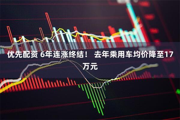 优先配资 6年连涨终结！ 去年乘用车均价降至17万元